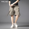 PINLI品立2025夏季新款潮牌大口袋工装短裤男宽松休闲运动五分裤 商品缩略图0