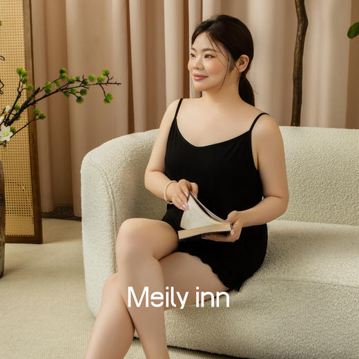 🍃✨🍃【清凉一夏   荷叶边吊带套装】【不带胸垫】莫代尔面料，亲肤柔软透气，居家穿 / 外穿，不带胸垫，一件吊带搭配小开衫就好，多种穿法，手感软弹，亲肤透气。短裤可做安全裤 商品图4