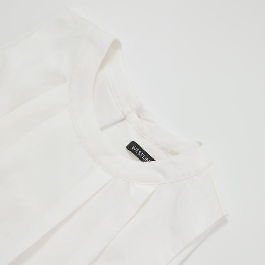 【清爽天丝】气质优雅套装女夏季背镂空衬衫搭半裙两件套V1050582 商品图5