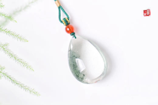 绿幽灵水晶吊坠  配精美挂绳 商品图2