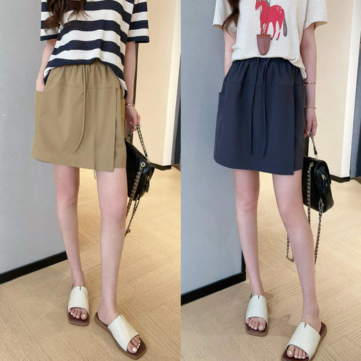 山系防走光工装裙裤清凉透气户外轻薄A字短裙女2025夏款！ 商品图0