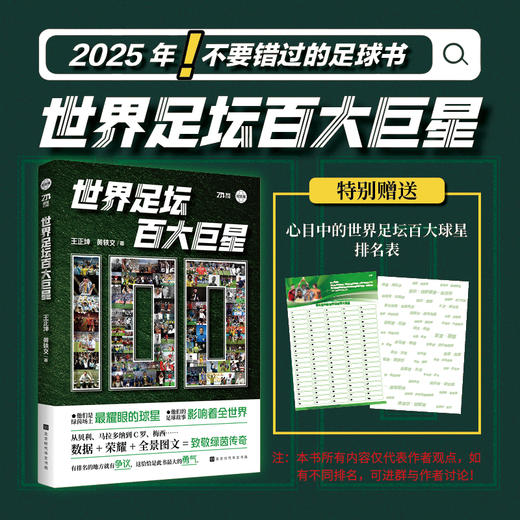 世界足坛百大巨星 商品图0