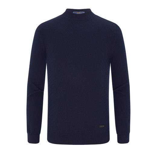 EMZ鄂尔多斯【100%山羊绒】羊绒衫冬季新品保暖圆领打底男士毛衣 8839874013 商品图1