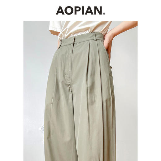 奥篇日本棉松紧腰九分阔腿气球裤 商品图2