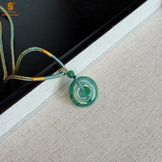 【香港周六福黄金钻石首饰】A级冰绿非洲翠首饰 商品图12