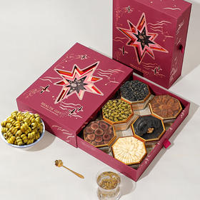 【中秋礼盒】神农金康 西洋参红参鹿茸石斛灵芝黑枸杞礼盒180g六拼礼盒 礼品高端送人礼物 原生态真滋补 喝护家人健康