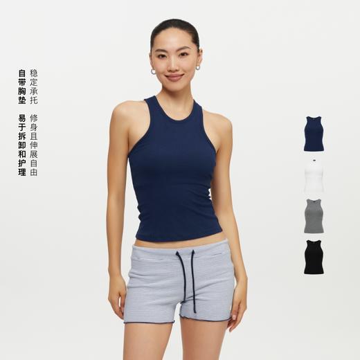 oneup可拆卸胸垫弹力工字背心 商品图0