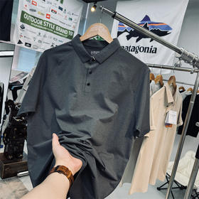 迪家款！2025新款7A抗菌棉感速干面料无缝压胶男女同款运动户外短袖POLO衫