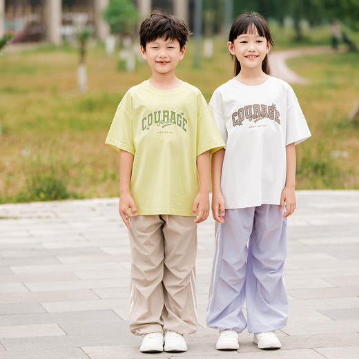 男童圆领短袖T恤夏季新款安奈儿童装EB521124 商品图3