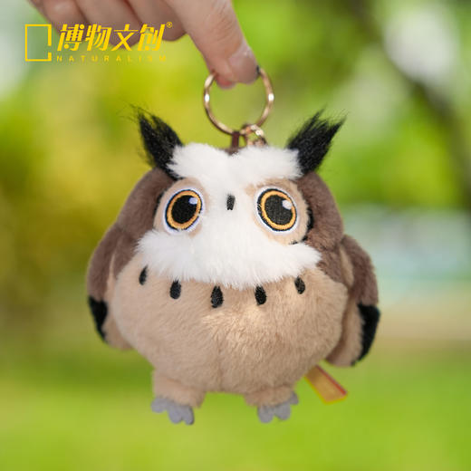 博物文创 小圆宝雕鸮 挂件书包旅游新年元旦生日礼物 商品图1