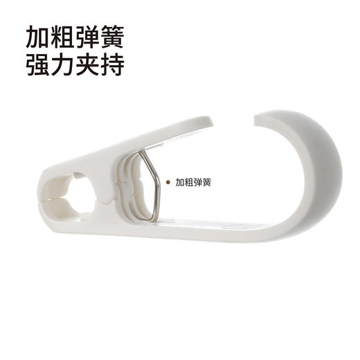 FaSoLa多功能挂钩夹厨房浴室厨房悬挂收纳神器家用帽子夹袜夹裤夹 商品图3