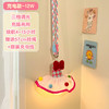 【蝴蝶结小夜灯，温馨暖光~】小夜灯卧室床头氛围灯 宿舍床上用房间装饰悬挂式睡眠吊灯 圣诞礼物生日礼物-QQ 商品缩略图5