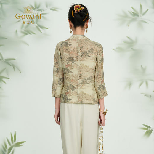 乔万尼新品新中式古韵对襟设计外套ED2B475 商品图4