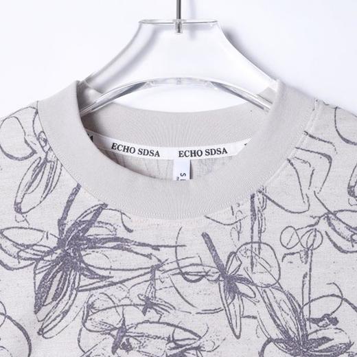 T3489夏季高级感新款韩版撞色抽象线条圆领短袖T恤百搭时尚休闲上衣 商品图2