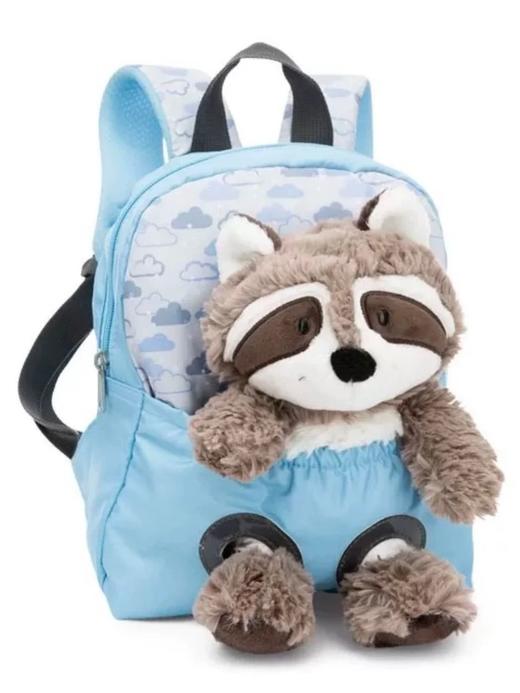 浣熊背包（浅蓝色）-25cm 商品图0