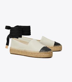 TORY BURCH 乐福鞋女  164724-100-F 白色.【鞋底有膜，试穿小心】