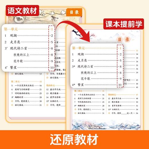 【同步秋季改版新教材】25秋·语文课本提前学·1-8年级·上册 商品图2