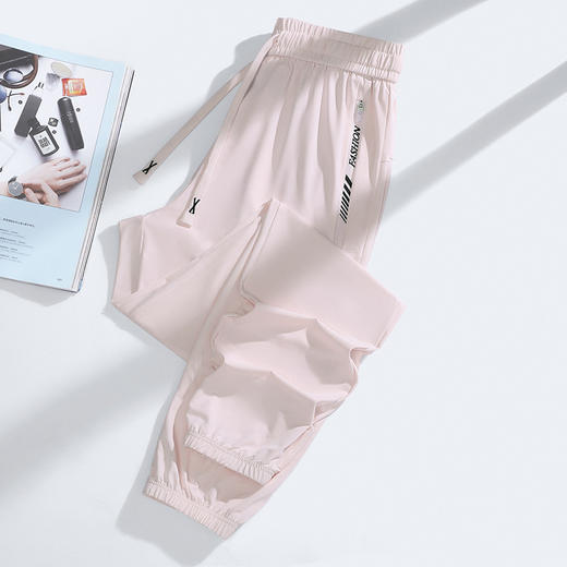 夏季户外冰丝运动裤女轻薄透气宽松休闲百搭瑜伽长裤UPF50+防晒裤 商品图10