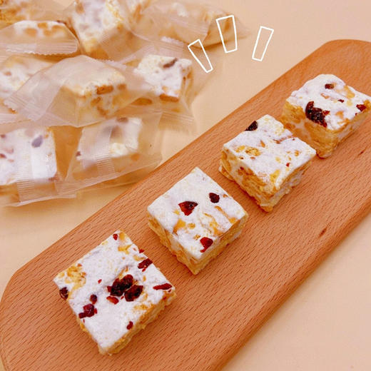 西域皇后·雪花酥500g*2  浓郁奶香 入口有嚼劲 牛轧糖韧粘 商品图4