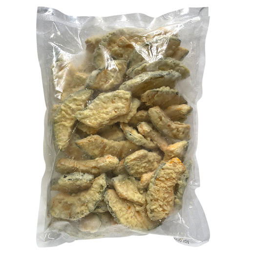 美佳天妇罗南瓜1kg 南瓜天妇罗商用裹粉南瓜片油炸小吃南瓜干香酥南瓜饼1kg（顺丰发货） 商品图7