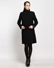 4893915748725   EQ:IQ  黑色简约休闲长袖大衣 商品缩略图0