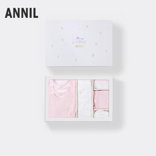 【实体店同款】女宝宝礼盒八件套夏季新款安奈儿童装YG529746 商品图1