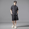 PINLI品立2025夏季新款潮牌镂空绣花短袖衬衫男宽松休闲百搭衬衣GD252113376 商品缩略图4