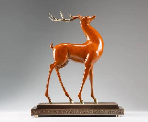 朱炳仁铜朱炳仁 20#福禄高升（宫廷版） 商品图0