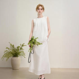 【清爽天丝】气质优雅套装女夏季背镂空衬衫搭半裙两件套V1050582