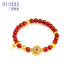 足金八宝罗盘手链 南红玛瑙足金南瓜珠六字箴言手串手链【按克计价黄金3】MEMORA诗普琳GB307101 商品缩略图5