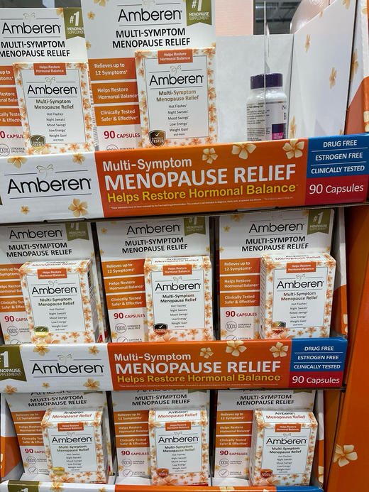 折扣特价299元🉐包税包邮到手🔥Amberen女性雌激素更年缓解助睡眠情绪90粒胶囊 商品图5