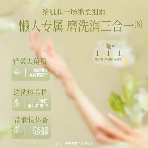 *【润培果酸身体磨砂膏】手部去角质死皮磨砂膏 沐浴露二合一浴盐 商品图2