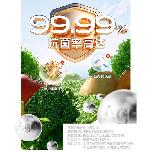 【国补15%】松下510L大海豹2.0钛灰银 NR-D521CG-S玻璃十字门零嵌冰箱 全自动制冰 水润养鲜 -3℃微冻 一级能效  商品图5