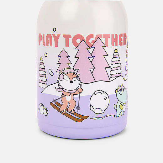 巴拉巴拉儿童保温杯男童女童吸管杯水壶卡通图案时尚可爱便携外出 商品图3