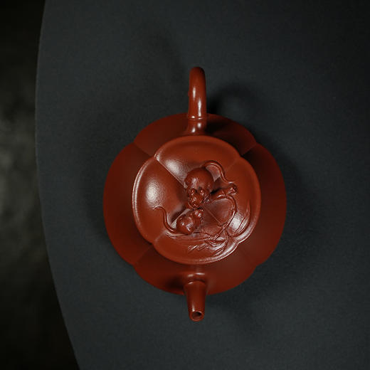 龙德堂陶艺 徐飞制《竹趣横生》原矿大红袍 210cc 库存请咨询客服 商品图3