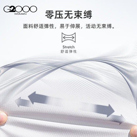 G2000女装SS25商场新款【莫代尔弹性】柔软质感花边领长袖连衣裙51221143 商品图3