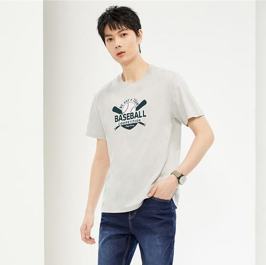 佐丹奴BM男装25年新款纯棉印花T恤衫13095206 商品图3