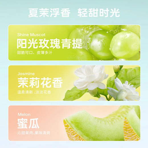 【雪顶青提】夏茉浮香 轻甜时光 0卡糖茉莉青提蜜瓜蛋糕 商品图4