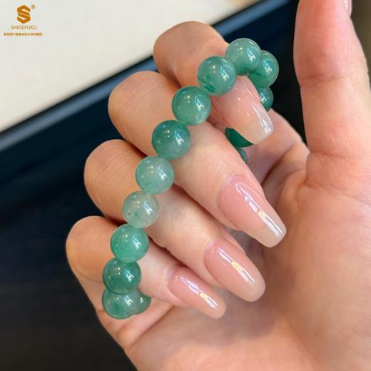 【香港周六福黄金钻石首饰】A级冰绿非洲翠首饰 商品图11