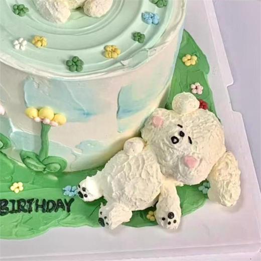 烤爱·生日蛋糕系列·夏日躺平熊·可爱小熊·多口味可选·生日，节日【仅限深圳同城配送】 商品图3