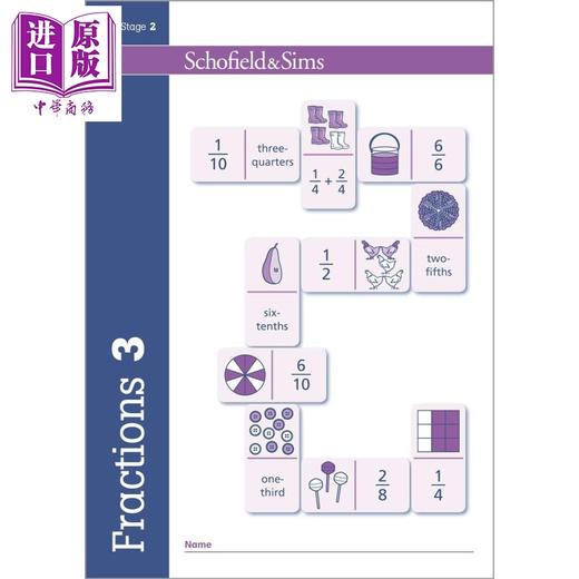 【中商原版】Fractions Decimals & Percentages 3 英国Schofield小学教辅 分数，小数和百分比 3年级 英文原版 幼小数学学习教辅 进口图书 商品图0