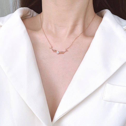 德国轻奢品牌Crocus新款温柔仙气项链女韩版百搭ins风锁骨链 [有球必应]高级感项链 商品图2