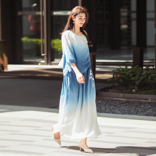 【林栖设计小店】2025春季新品婴儿棉衬衣绣花显瘦时尚气质上衣F1952434 商品图6