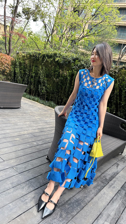 Westory2025年夏季低跟穆勒拖尖头包头拖鞋空凉鞋W25AH59281 商品图8