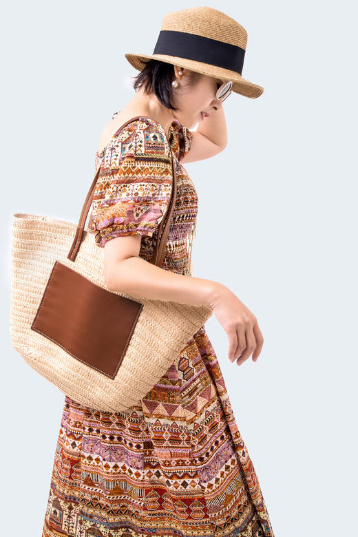 民族风印花连衣裙 商品图1