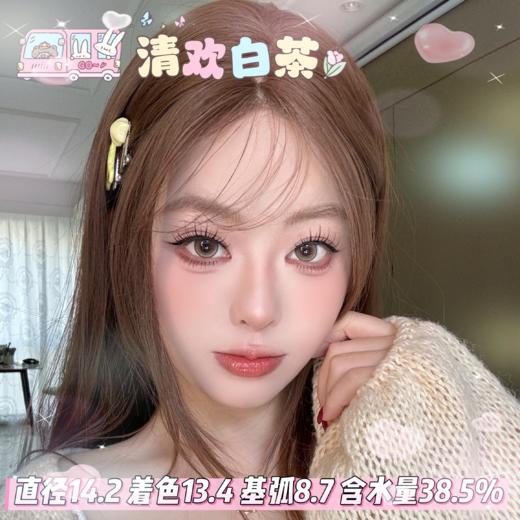 onlycon 半年抛 【清欢白茶】 14.2mm 商品图0