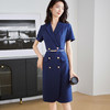 米思阳2025夏季新款通勤职业高端西装连衣裙时尚气质收腰裙子2143 商品缩略图2