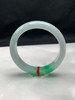 620036，58.8圈口，飘绿正圈平安镯，淡底色飘一截阳绿，颜色吸睛，底子细腻 商品缩略图3