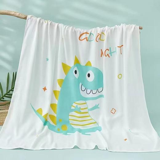 【轻柔竹棉纱 舒爽入睡】双层纱布宝宝包巾襁褓巾竹纤维婴儿浴巾新生儿童被盖毯幼儿园盖被 商品图14