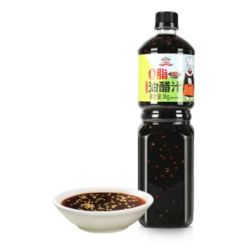 吉得利0脂肪油醋汁1L 轻食健身餐鸡胸肉蔬菜水果沙拉凉拌汁 商品图4